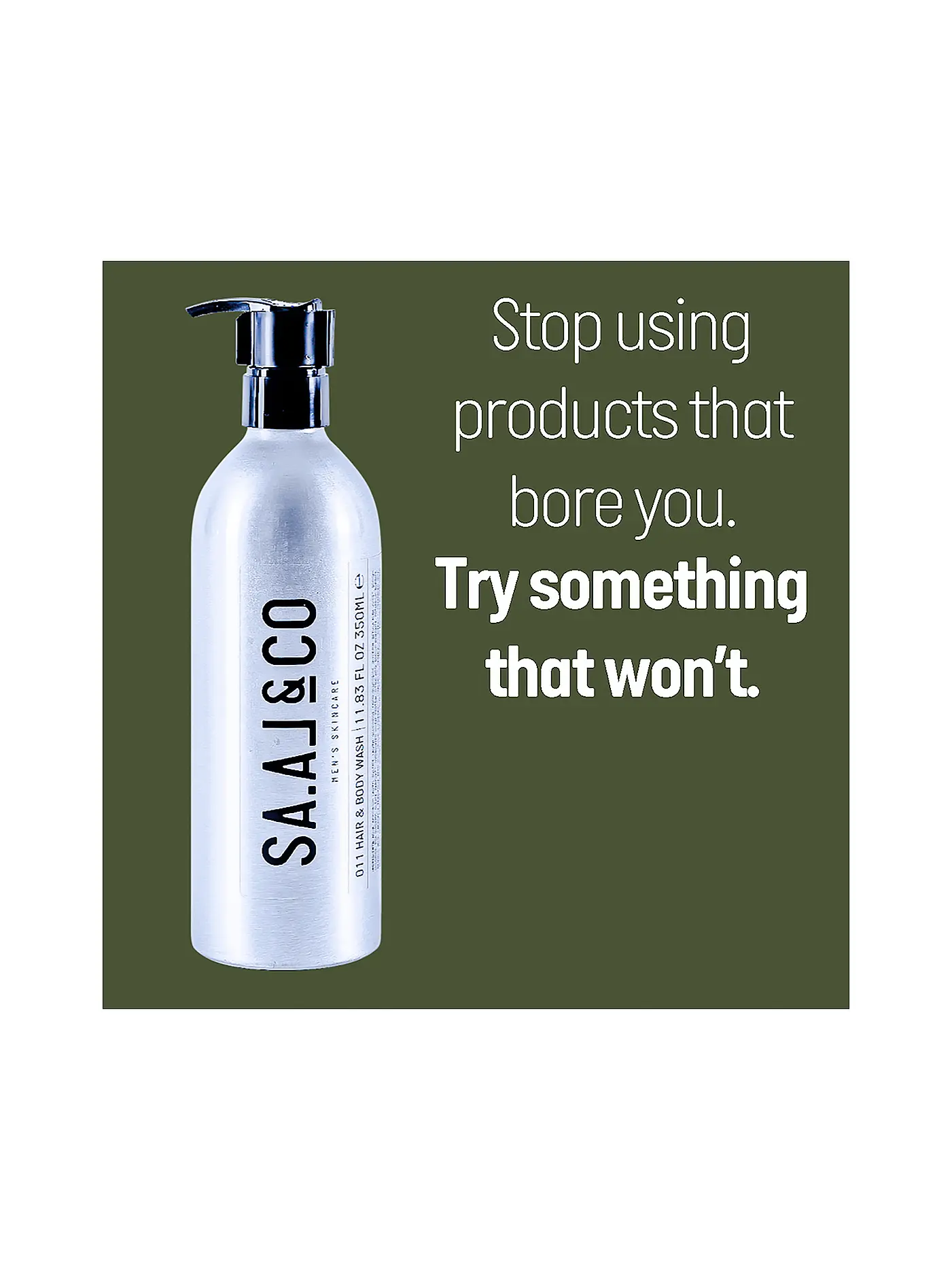 SA.AL&CO | 011 Hair & Body Wash 350ml | 